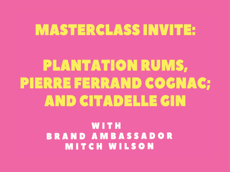 Plantation Masterclass 2018 Plantation Masterclass 2018