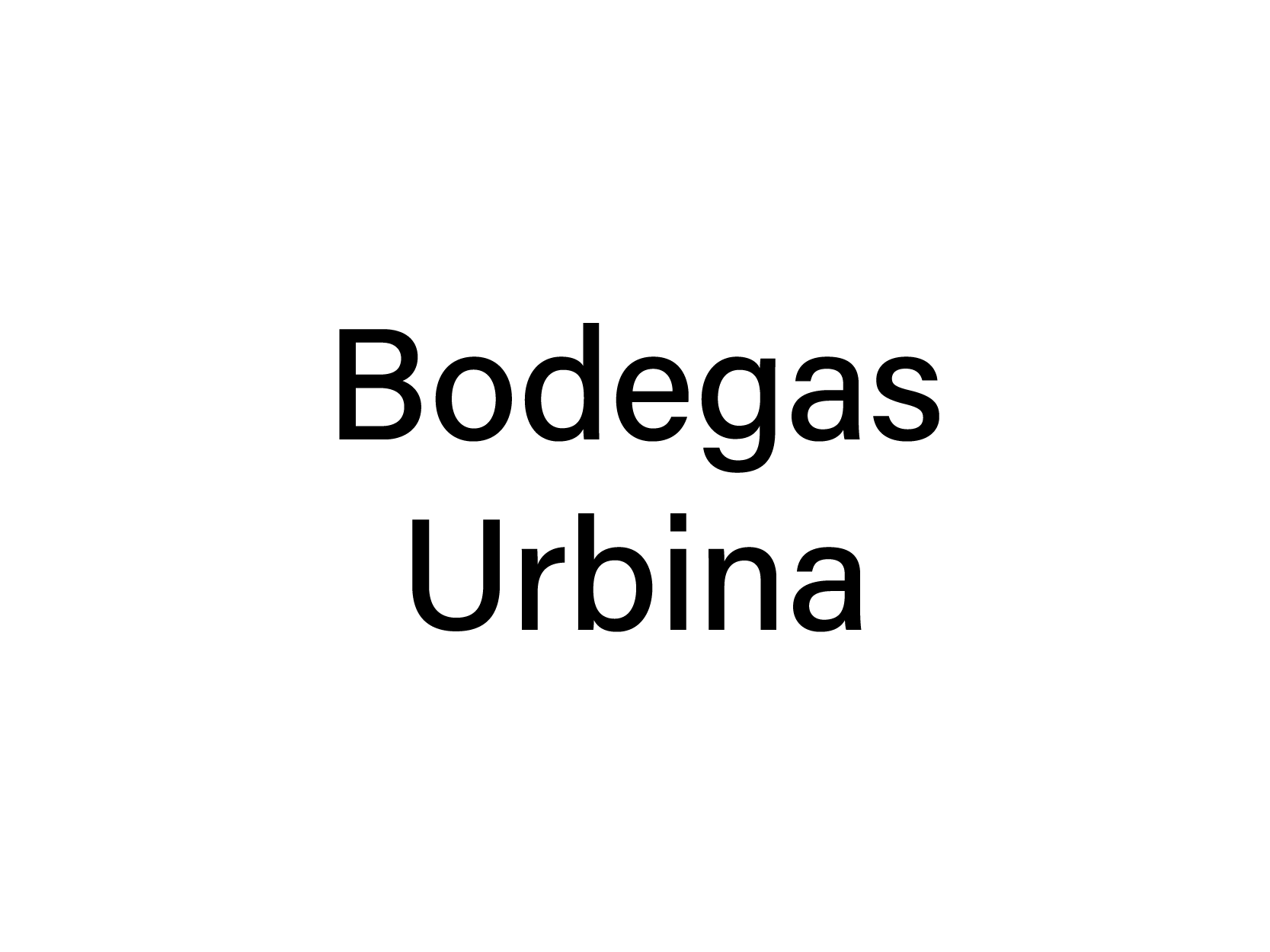 BODEGAS URBINA
