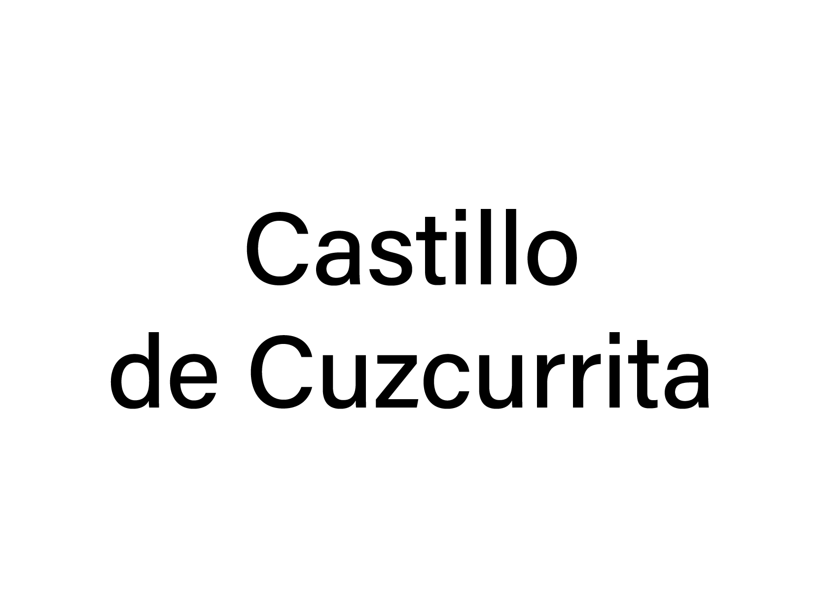 CASTILLO DE CUZCURRITA